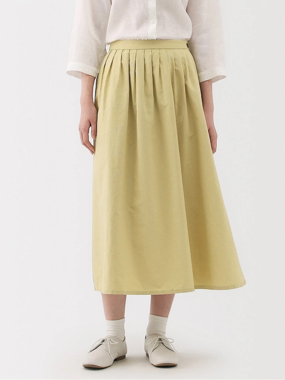 MUJI Yellow Skirt